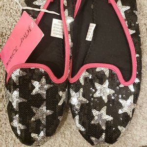 BRAND NEW BETSEY JOHNSON STAR SEQUIN SHOES